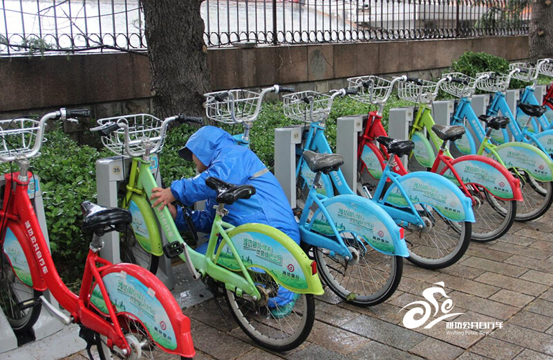 潍坊市区公共自行车雨季骑行温馨提示2 潍坊市区公共自行车雨季骑行温馨提示2